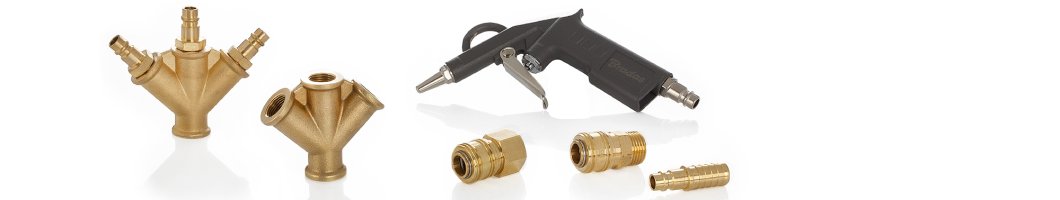 Compressed air brass quick coupling...