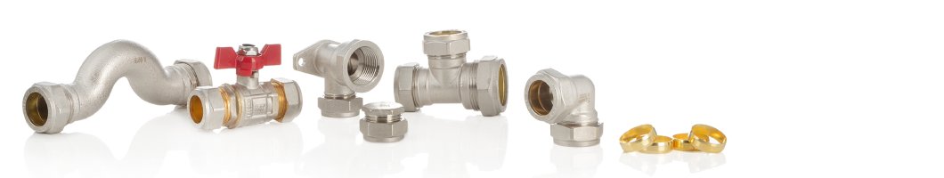 Brass compression fittings for copper...