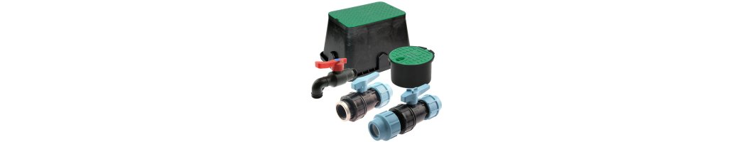 PP ball valves and valve boxes