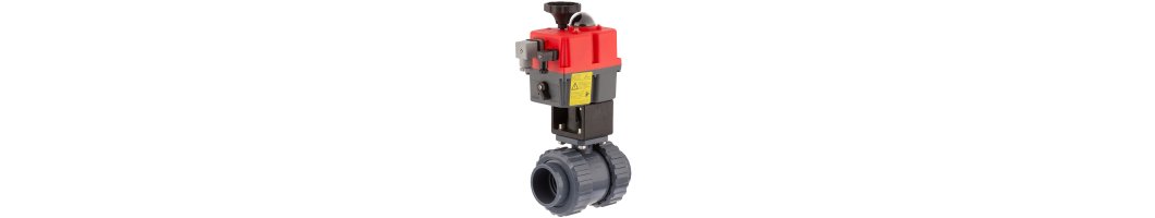 U-PVC 2 way ball valve with...