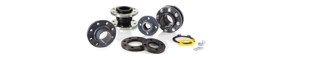 U-PVC flanges, stubs and accessories