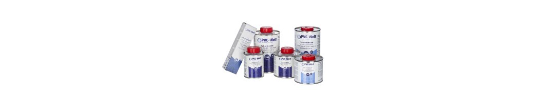 U-PVC adhesive and detergent