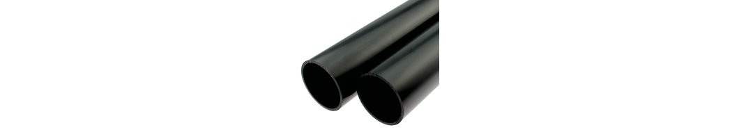 U-PVC black pipes
