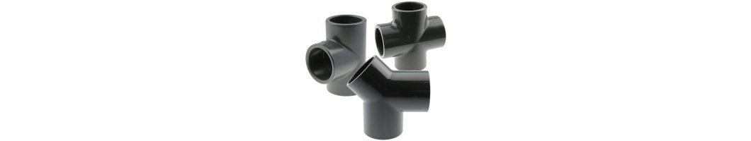 PVC-U T-Stcke, Y- und Kreuzstcke