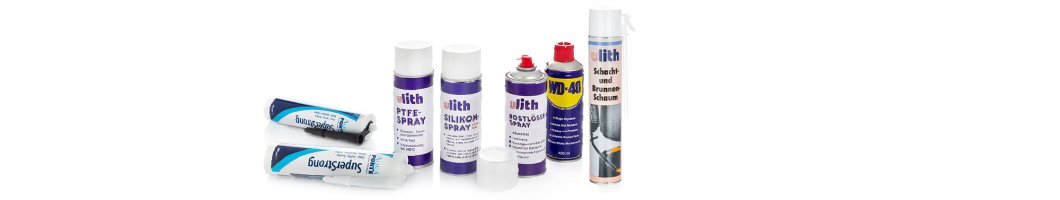 Cleaners, sealers, lubricants