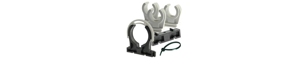 Pipe supports and accessories - plastic