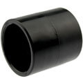 U-PVC black solvent socket