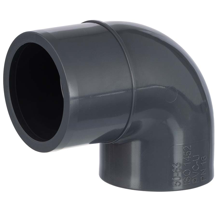 U-PVC solvent reducing elbow 90° f/m