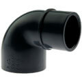 U-PVC black solvent reducing elbow 90°