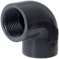 U-PVC solvent elbow 90° x female thread