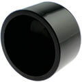 U-PVC black solvent end cap