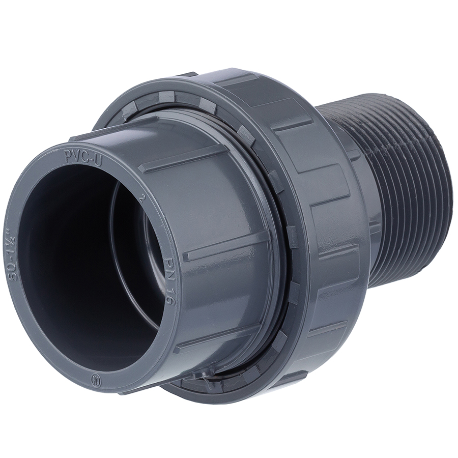 PVC-U Verschraubung Klebemuffe x Aussengewinde
