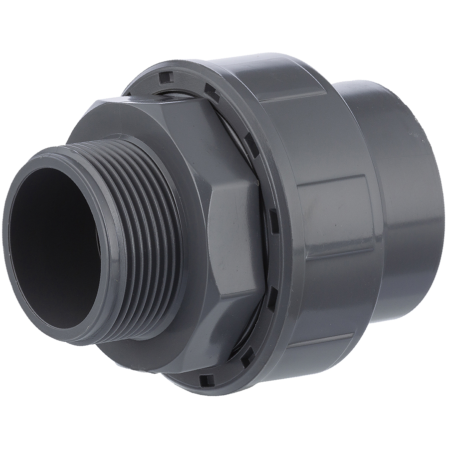 PVC-U Verschraubung Klebemuffe x Aussengewinde