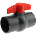 U-PVC solvent ball valve without nut