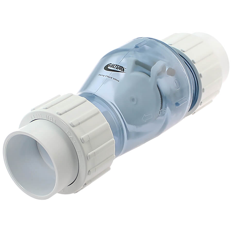 PVC-U Valterra Rckschlagventil ohne Feder