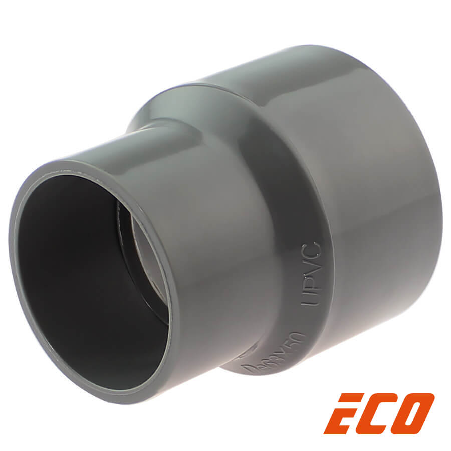 PVC-U Reduziermuffe ECO, 2fach Klebemuffe
