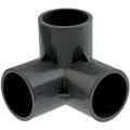 U-PVC threefold solvent elbow 90°