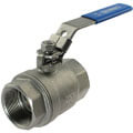 A4 ss female threaded two-piece ball valve