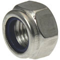 Prevailing torque type hexagon thin nut with non-metallic insert DIN 985