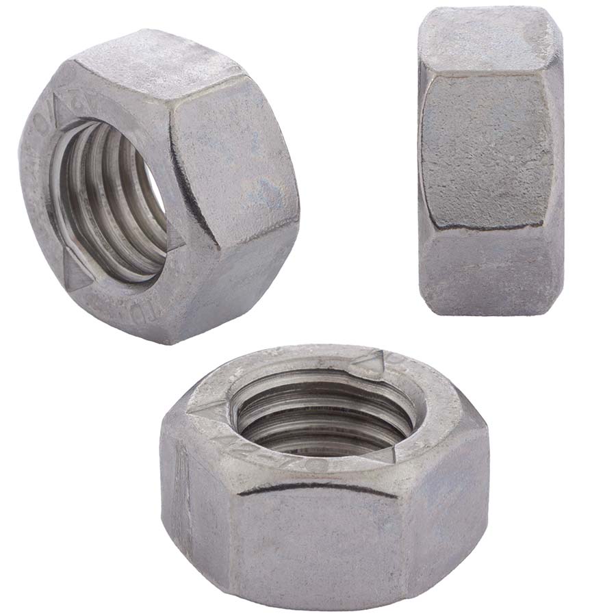 Sechskantmutter mit Klemmteil, Ganzmetallmutter hnl. DIN 980