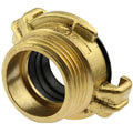 Brass male threaded quick bayonet coupling