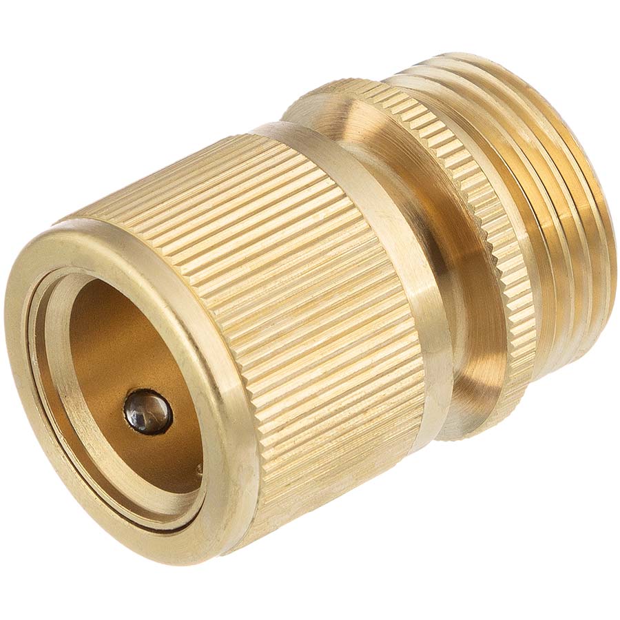 Brass male threaded Quick-Click coupling