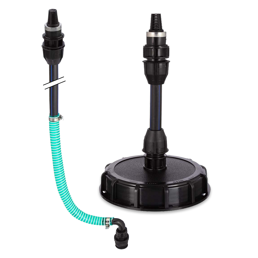 IBC container venting sets