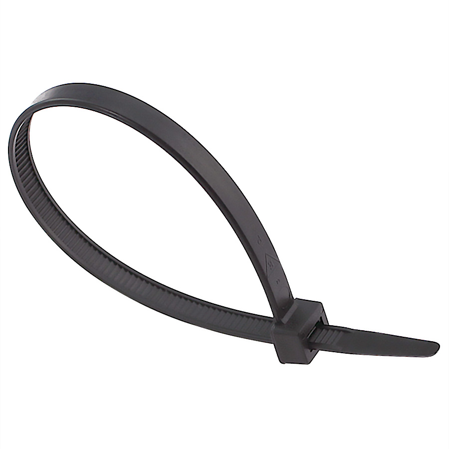 Black cable ties, UV-resistant