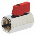 Brass female threaded mini ball valve