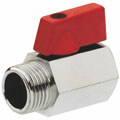 Brass female/male threaded mini ball valve