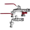 Brass ball valve spigot