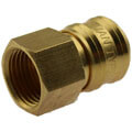 Brass female threaded coupling for compressed air