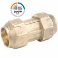 Brass compression fitting, DVGW