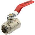 Brass female threaded ball valve with steel handle