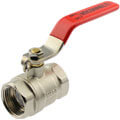 Brass female threaded ball valve with A2 ss handle