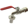 Messing Auslaufhahn Wasserhahn Tlle <strong>V2A Hebel</strong>