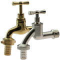 Brass water spigot