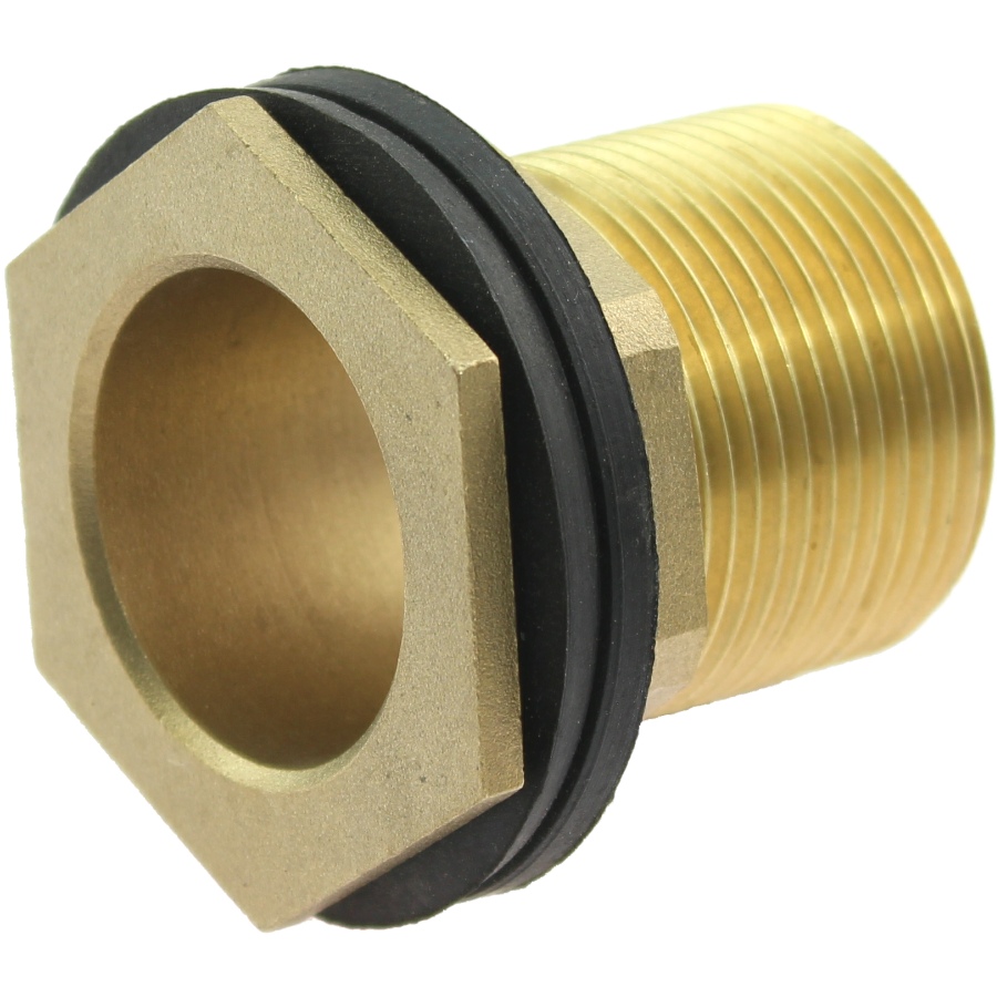 Brass male threaded tank connector