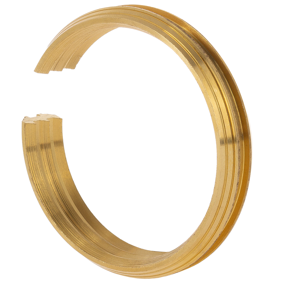 Brass compression fitting ring
