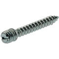 Zinc-coated steel connection screw with support