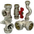 Messing Klemmfittings fr Kupfer- und Edelstahlrohre