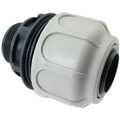 Compression fitting BD FAST with male thread for PoolFlex solvent flexible pipes