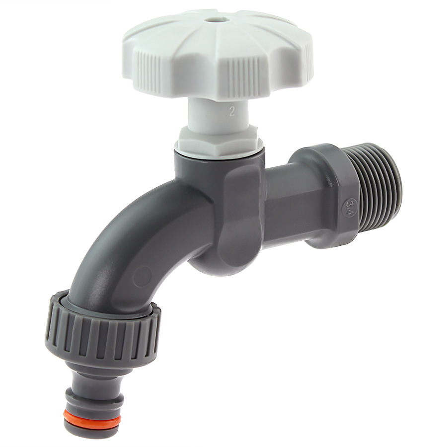 PP Wasserhahn Aussengewinde x Aussengewinde (QuickConnector)