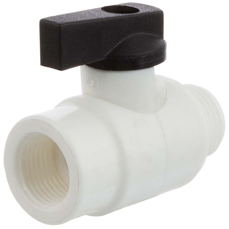 PP Mini Kugelhahn<br><b>PN 16</b><br>Innen- x Aussengewinde
