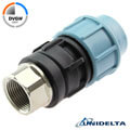 Adapter compression fitting x brass female thread, DVGW