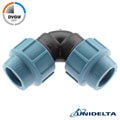 Elbow 90 compression fitting, DVGW