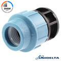 End cap compression fitting, DVGW