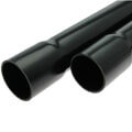 U-PVC black pipes, UV-resistant