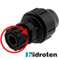 Adapter compression fitting x female thread with nut