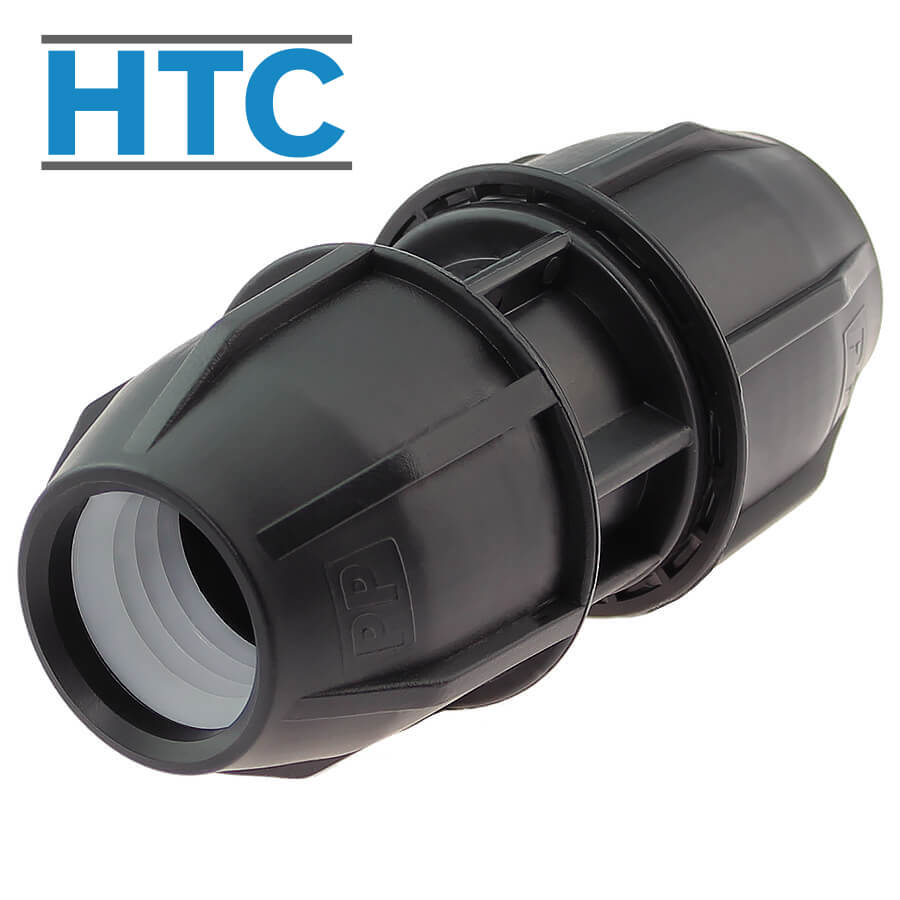 PP Durchgangsmuffe 2fach Klemme